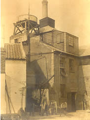 Back of the brewhouse before its rebuilding in 1895