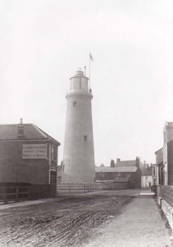 Southwold Lighthouse in approx 1891