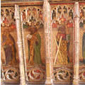 Defaced Apostles on Rood Screen