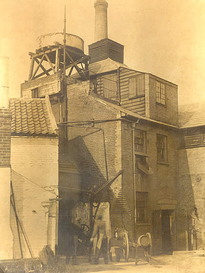 Adnams Brew Yard prior to rebuilding in 1895