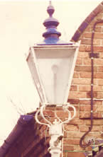 Original Gas lamp standard by Child's foundry