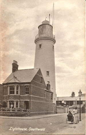 Southwold Lighthouse in approx 1910