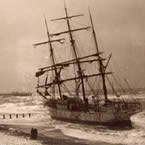 The wreck of the Idun in 1912