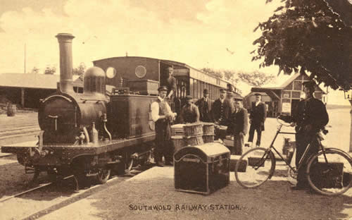 Southwold Station in about 1905