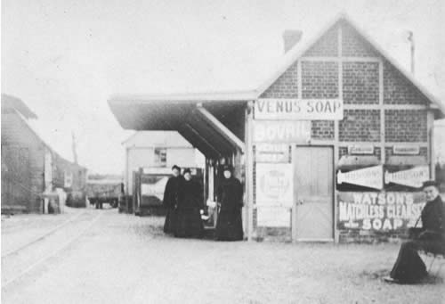 Southwold Station platform