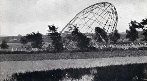 Burnt-out Zeppelin at Theberton